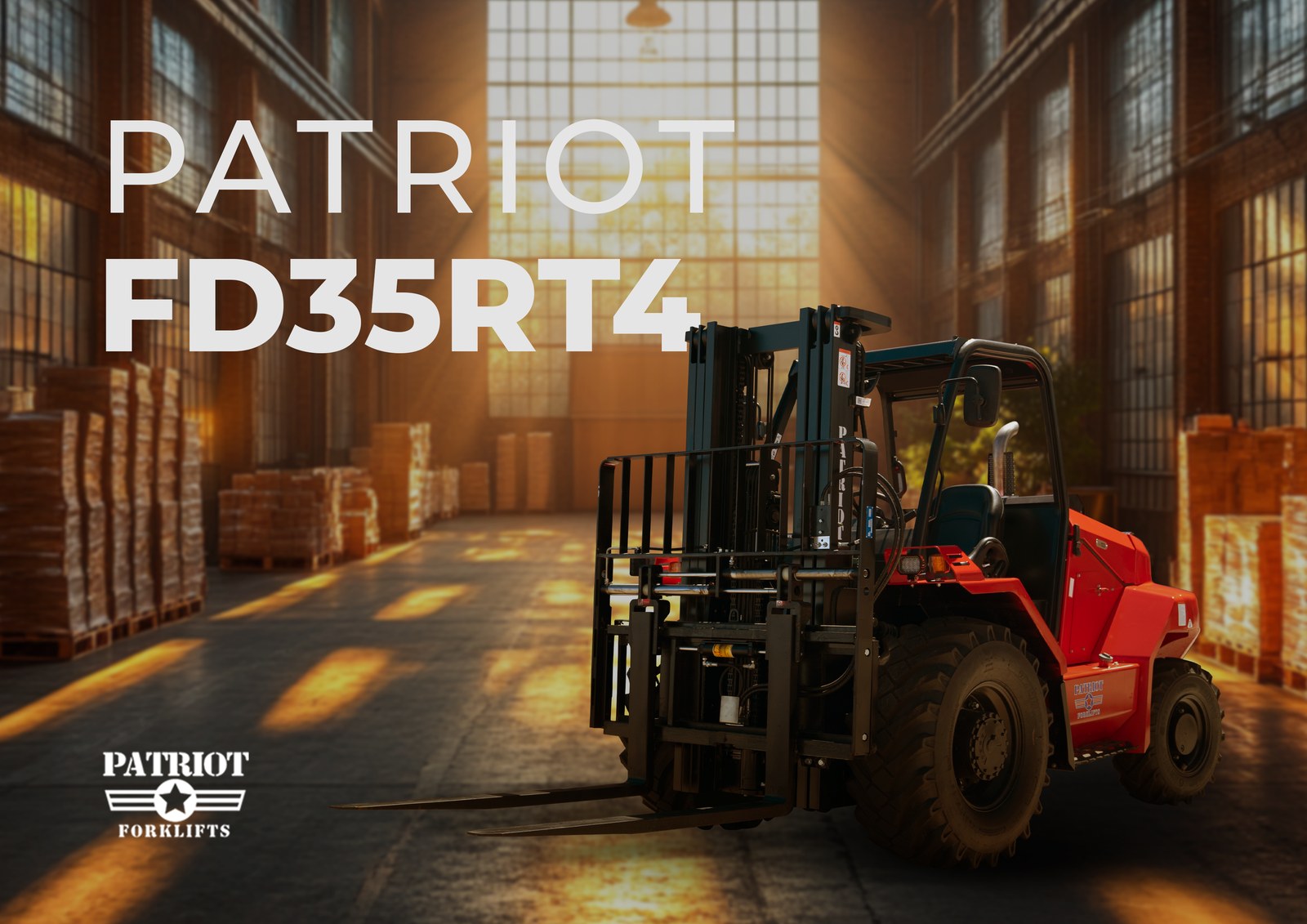 Patriot FD35RT4 Rough Terrain Forklift