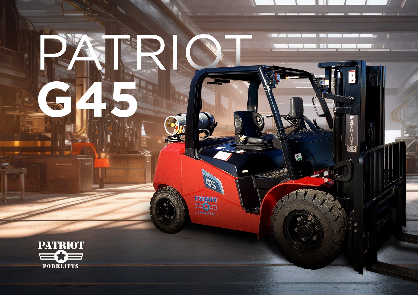 Patriot G45 Dual Fuel Forklift