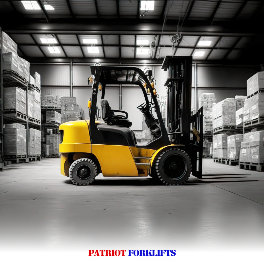 featured image of the blog titled "Cost-Benefit Analysis of New Vs. Used Forklifts"