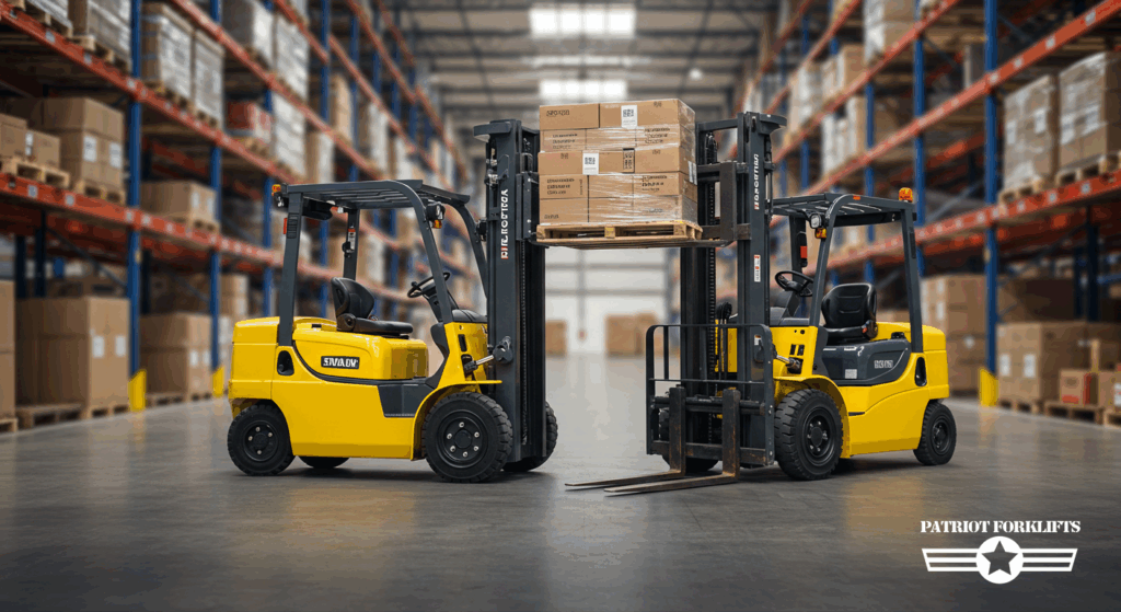 featured image of the blog titled "Forklifts and Sustainability: Making Eco-Friendly Choices"